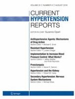 Current Hypertension Reports 8/2018