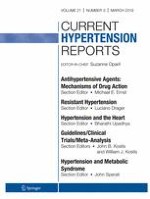 Current Hypertension Reports 3/2019