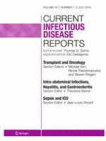 Current Infectious Disease Reports 7/2016