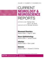 Current Neurology and Neuroscience Reports 6/2010