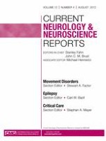 Current Neurology and Neuroscience Reports 4/2012