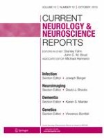 Current Neurology and Neuroscience Reports 10/2013