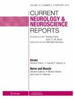 Current Neurology and Neuroscience Reports 2/2013