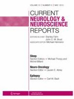 Current Neurology and Neuroscience Reports 5/2013