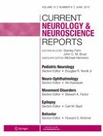 Current Neurology and Neuroscience Reports 6/2013