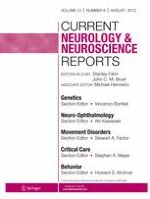 Current Neurology and Neuroscience Reports 8/2013