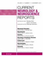 Current Neurology and Neuroscience Reports 11/2014