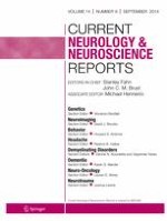 Current Neurology and Neuroscience Reports 9/2014