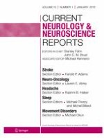 Current Neurology and Neuroscience Reports 1/2015