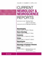 Current Neurology and Neuroscience Reports 4/2015