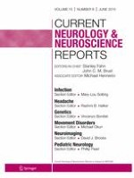 Current Neurology and Neuroscience Reports 6/2015