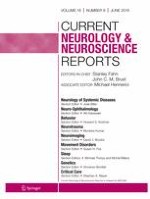 Current Neurology and Neuroscience Reports 6/2016