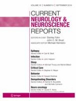 Current Neurology and Neuroscience Reports 9/2016