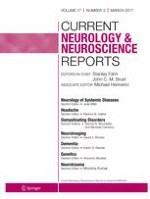 Current Neurology and Neuroscience Reports 3/2017