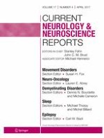 Current Neurology and Neuroscience Reports 4/2017