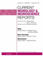 Current Neurology and Neuroscience Reports 1/2018