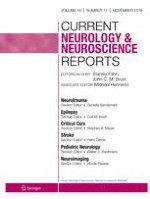 Current Neurology and Neuroscience Reports 11/2018