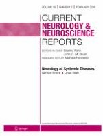 Current Neurology and Neuroscience Reports 2/2018