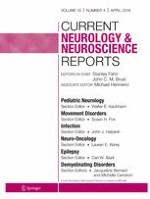 Current Neurology and Neuroscience Reports 4/2018