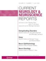 Current Neurology and Neuroscience Reports 7/2020