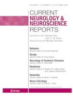 Current Neurology and Neuroscience Reports 10/2021