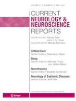 Current Neurology and Neuroscience Reports 5/2021
