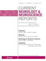 Current Neurology and Neuroscience Reports 8/2021