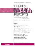 Current Neurology and Neuroscience Reports 3/2022