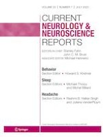 Current Neurology and Neuroscience Reports 7/2023