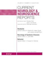 Current Neurology and Neuroscience Reports 8/2023