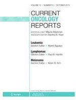 Current Oncology Reports 5/2013