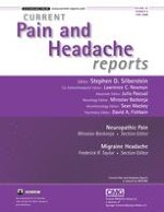 Current Pain and Headache Reports 3/2008