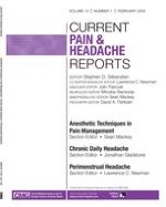 Current Pain and Headache Reports 1/2009
