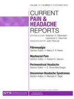 Current Pain and Headache Reports 5/2010