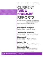 Current Pain and Headache Reports 6/2010