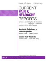 Current Pain and Headache Reports 1/2011