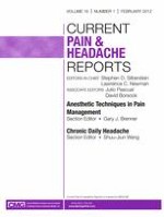 Current Pain and Headache Reports 1/2012