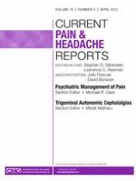 Current Pain and Headache Reports 2/2012