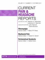 Current Pain and Headache Reports 5/2012