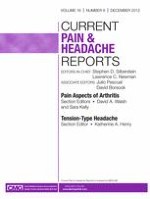 Current Pain and Headache Reports 6/2012