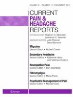 Current Pain and Headache Reports 11/2014