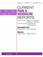 Current Pain and Headache Reports 12/2014