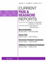 Current Pain and Headache Reports 3/2014