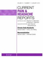 Current Pain and Headache Reports 1/2015