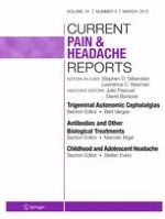 Current Pain and Headache Reports 3/2015