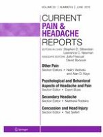 Current Pain and Headache Reports 6/2016