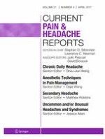 Current Pain and Headache Reports 4/2017