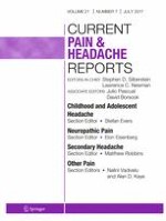 Current Pain and Headache Reports 7/2017