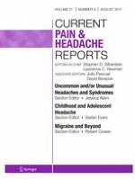 Current Pain and Headache Reports 8/2017