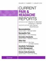 Current Pain and Headache Reports 1/2018